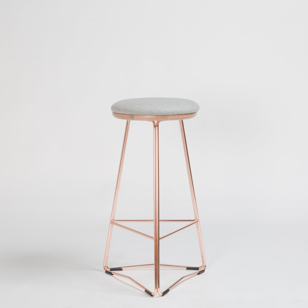 TRI650 soft top stool - Hunt Furniture