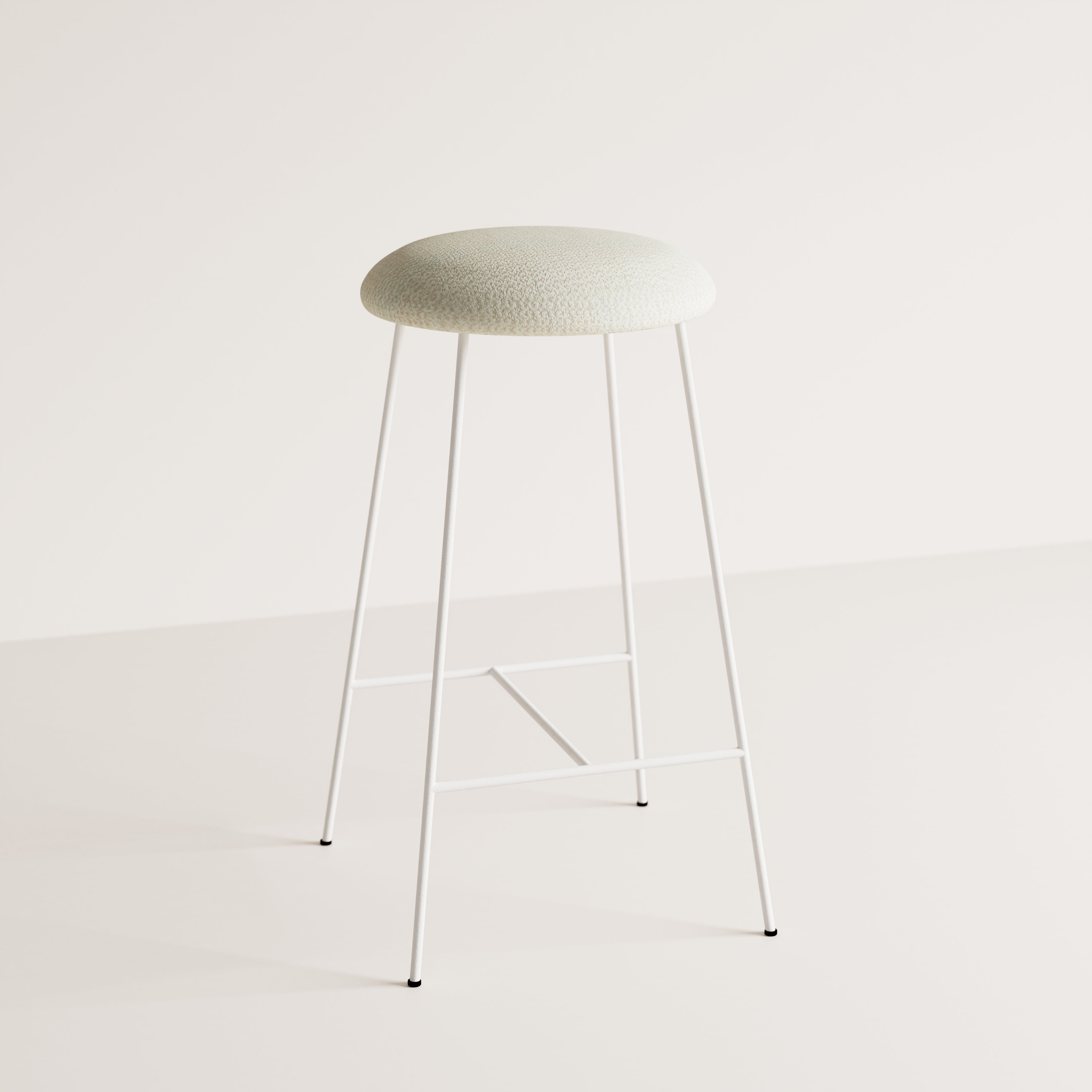 Stool with online cushion top